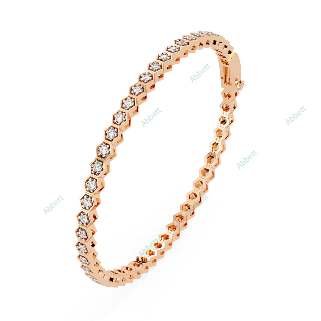 Round Tennis Bracelet TE1422