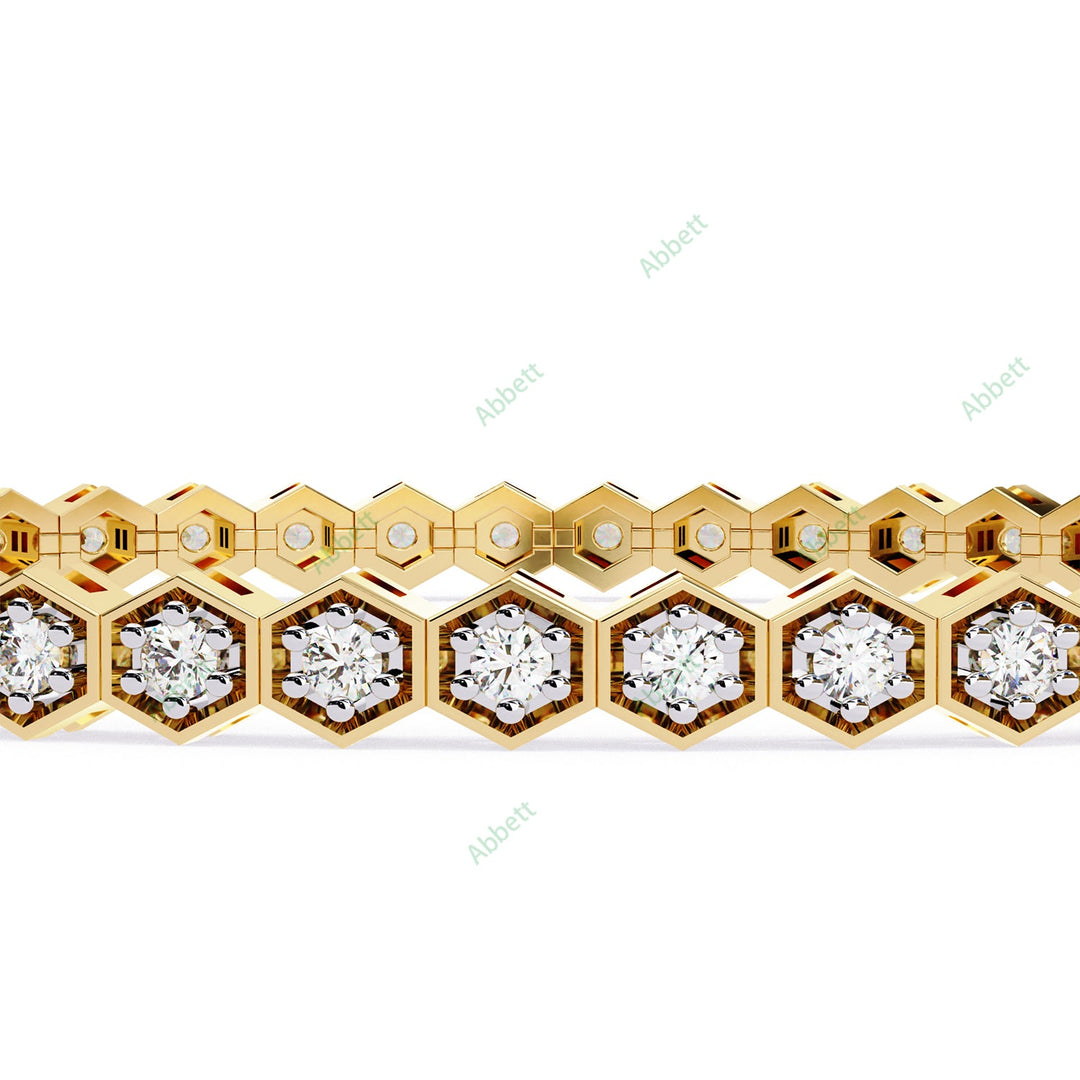 Round Tennis Bracelet TE1422