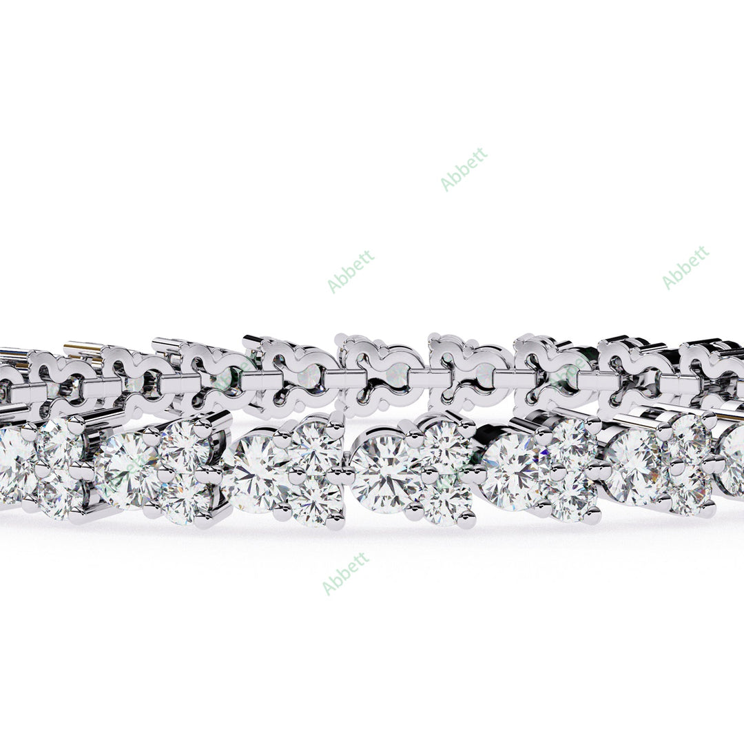 Round Tennis Bracelet TE1430