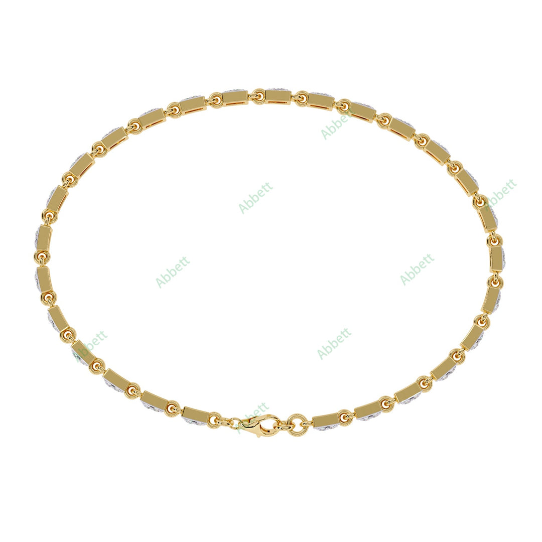 Round Tennis Bracelet TE1448