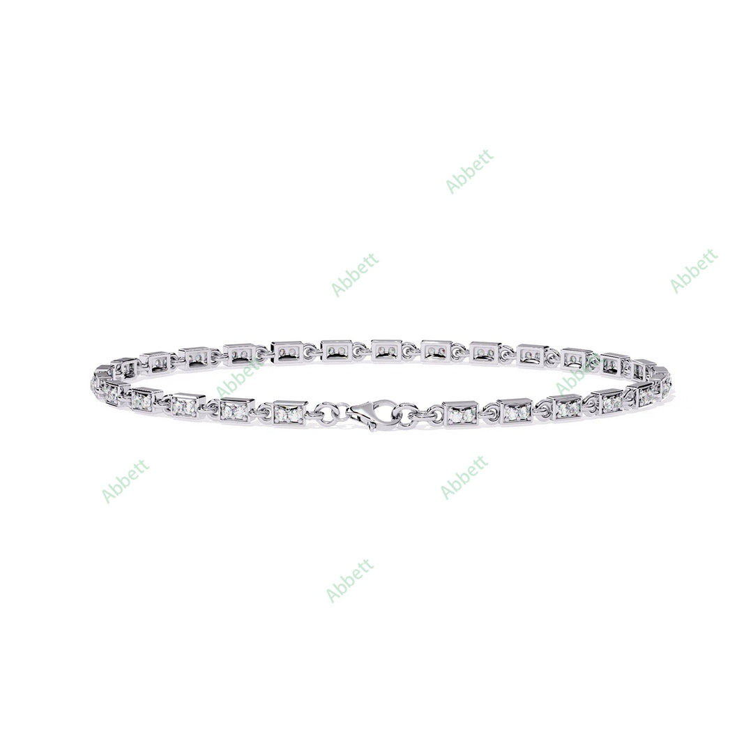 Round Tennis Bracelet TE1448