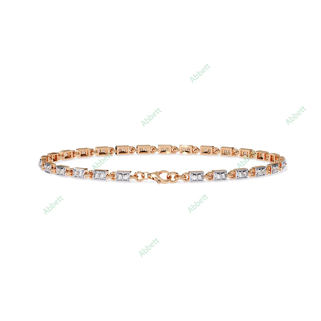 Round Tennis Bracelet TE1448