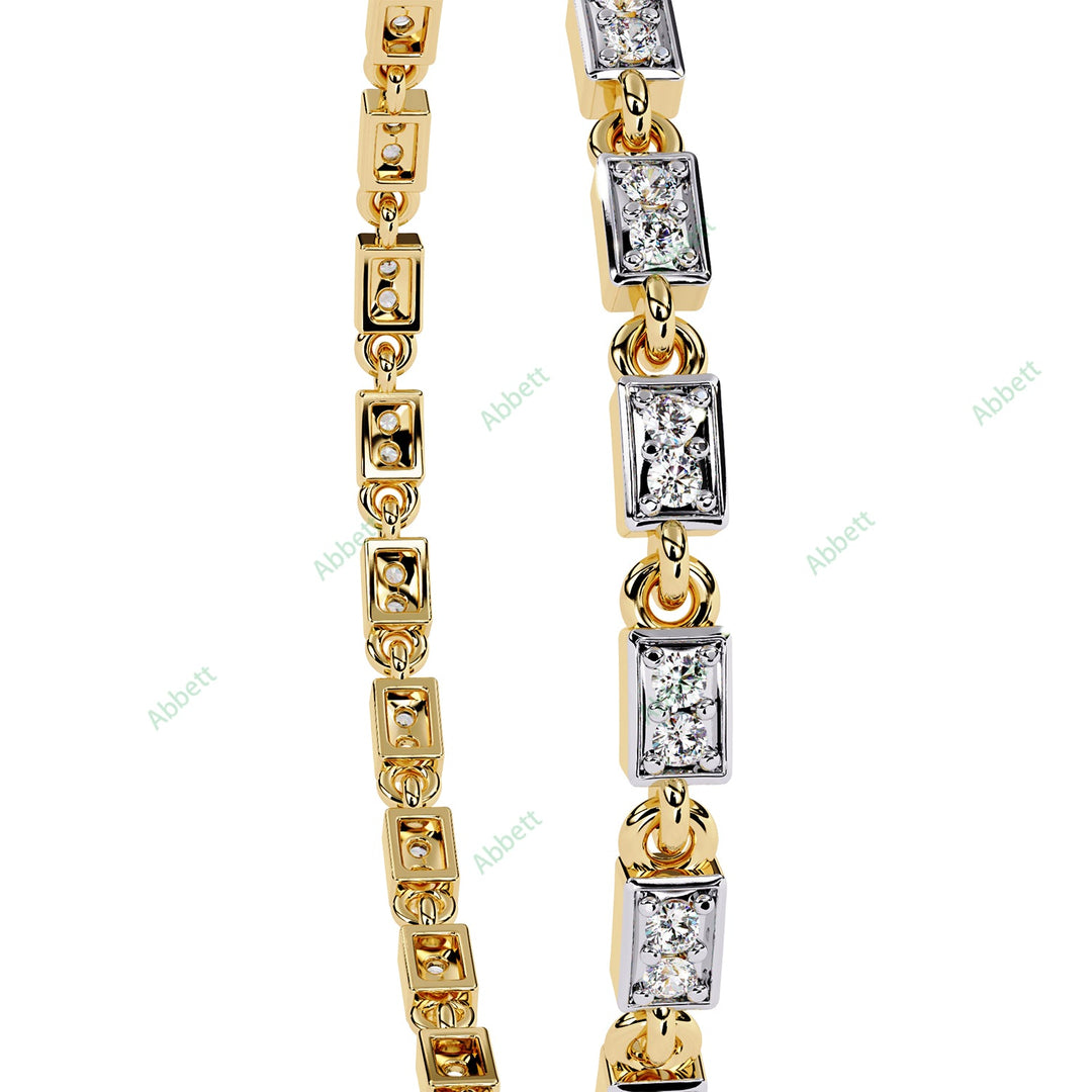 Round Tennis Bracelet TE1448