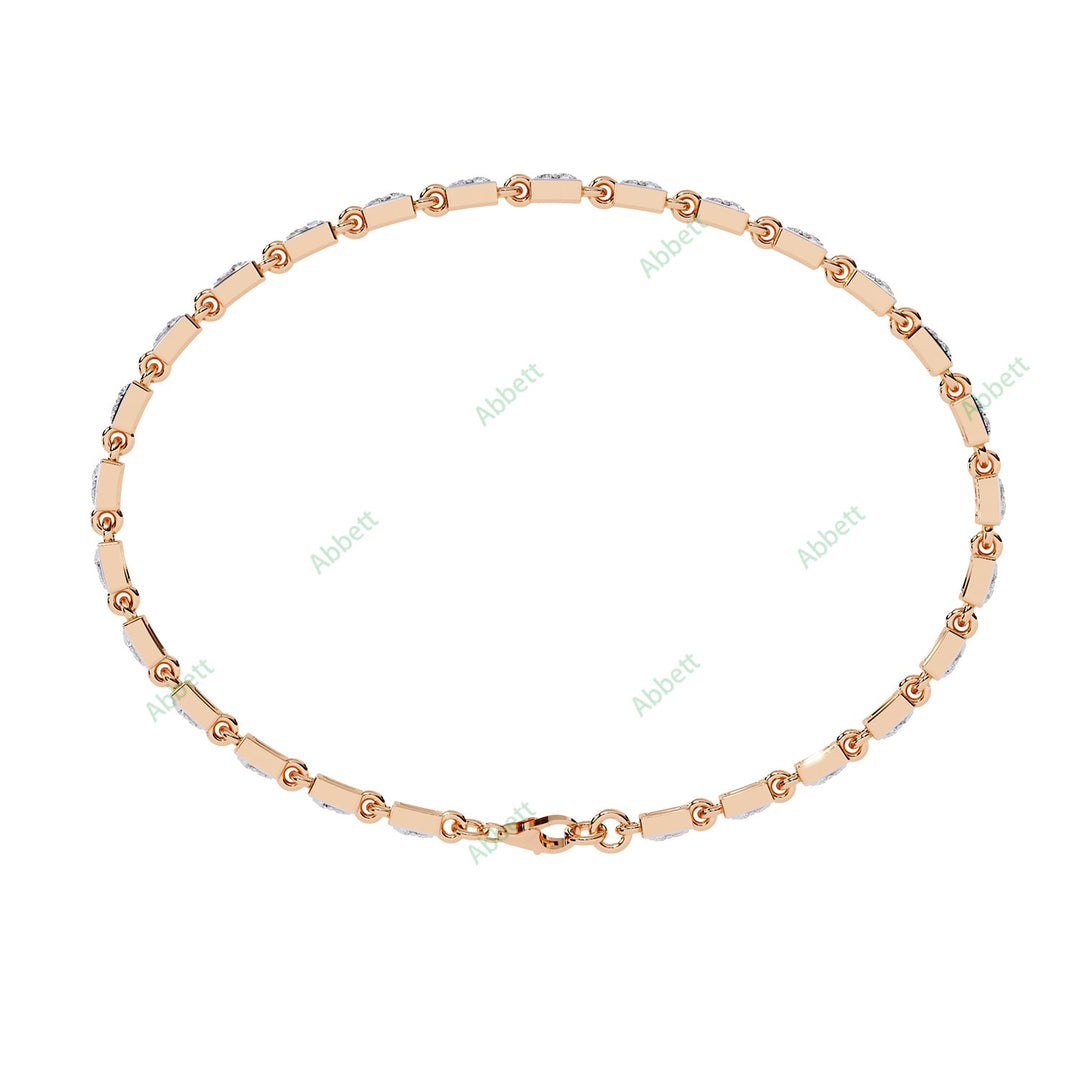 Round Tennis Bracelet TE1448