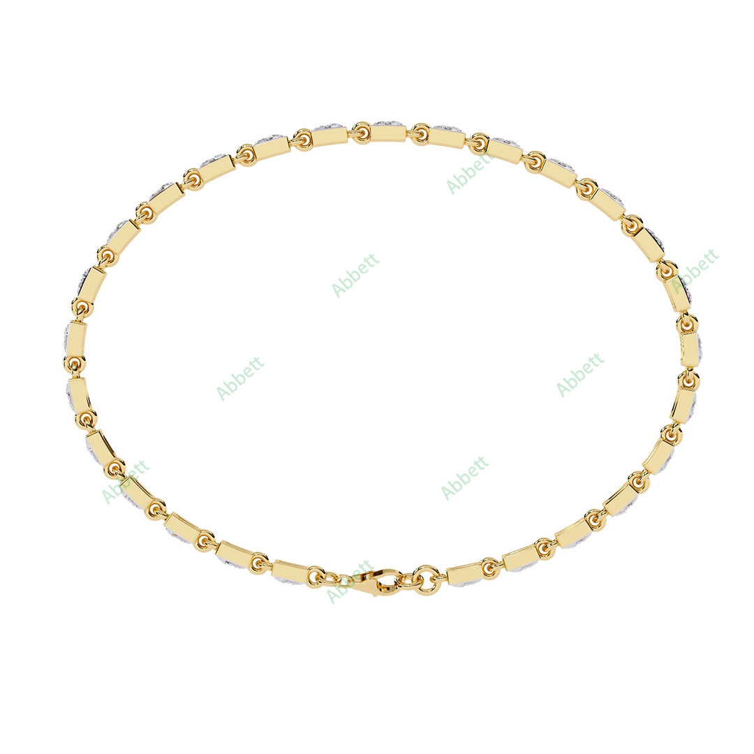 Round Tennis Bracelet TE1448