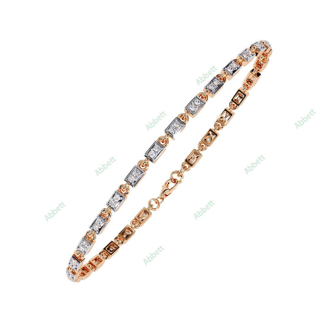 Round Tennis Bracelet TE1448