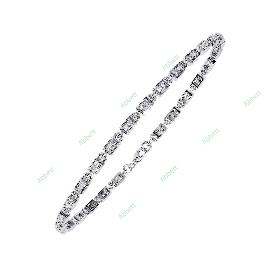 Round Tennis Bracelet TE1448
