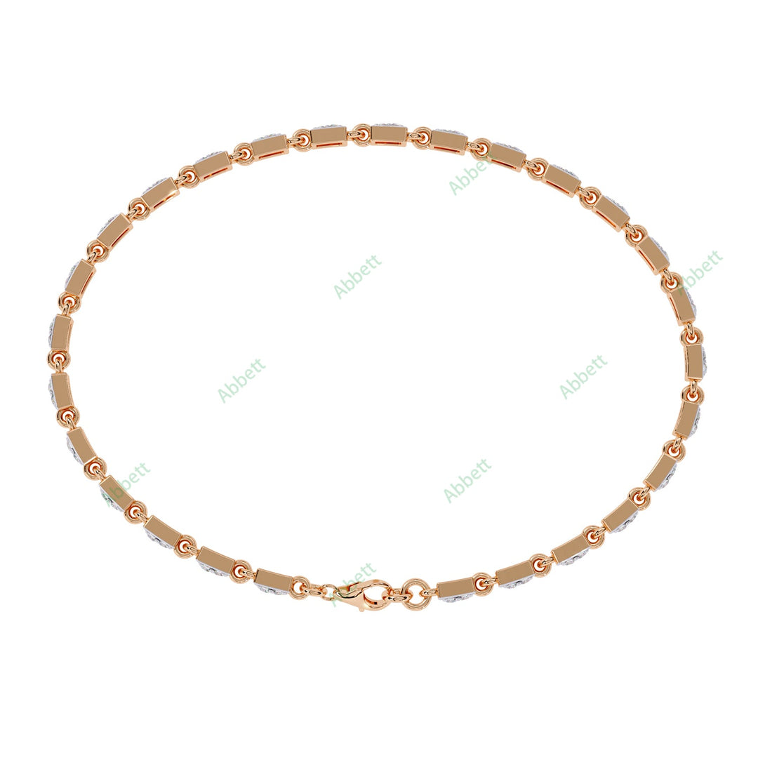 Round Tennis Bracelet TE1448