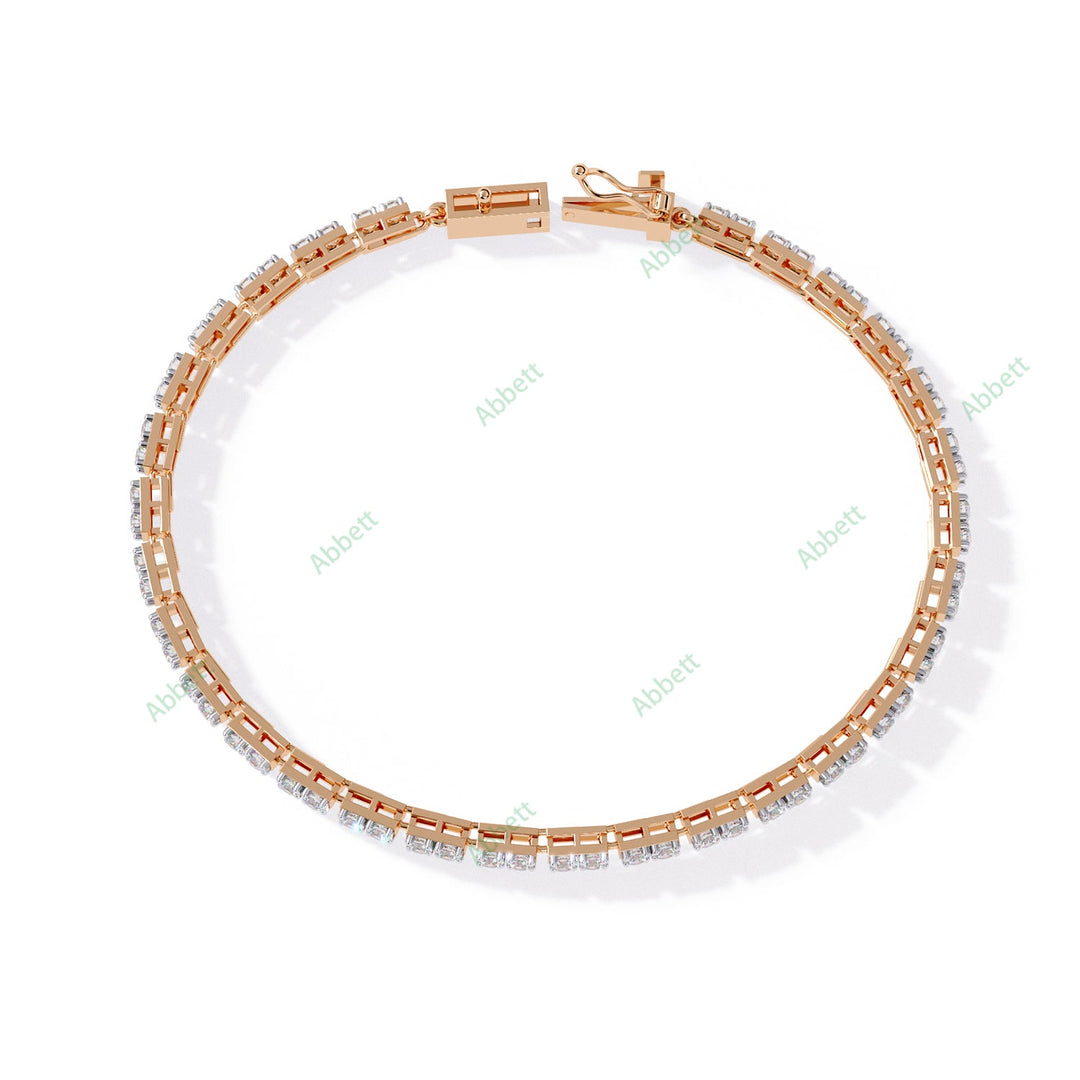 Round Tennis Bracelet TE1451