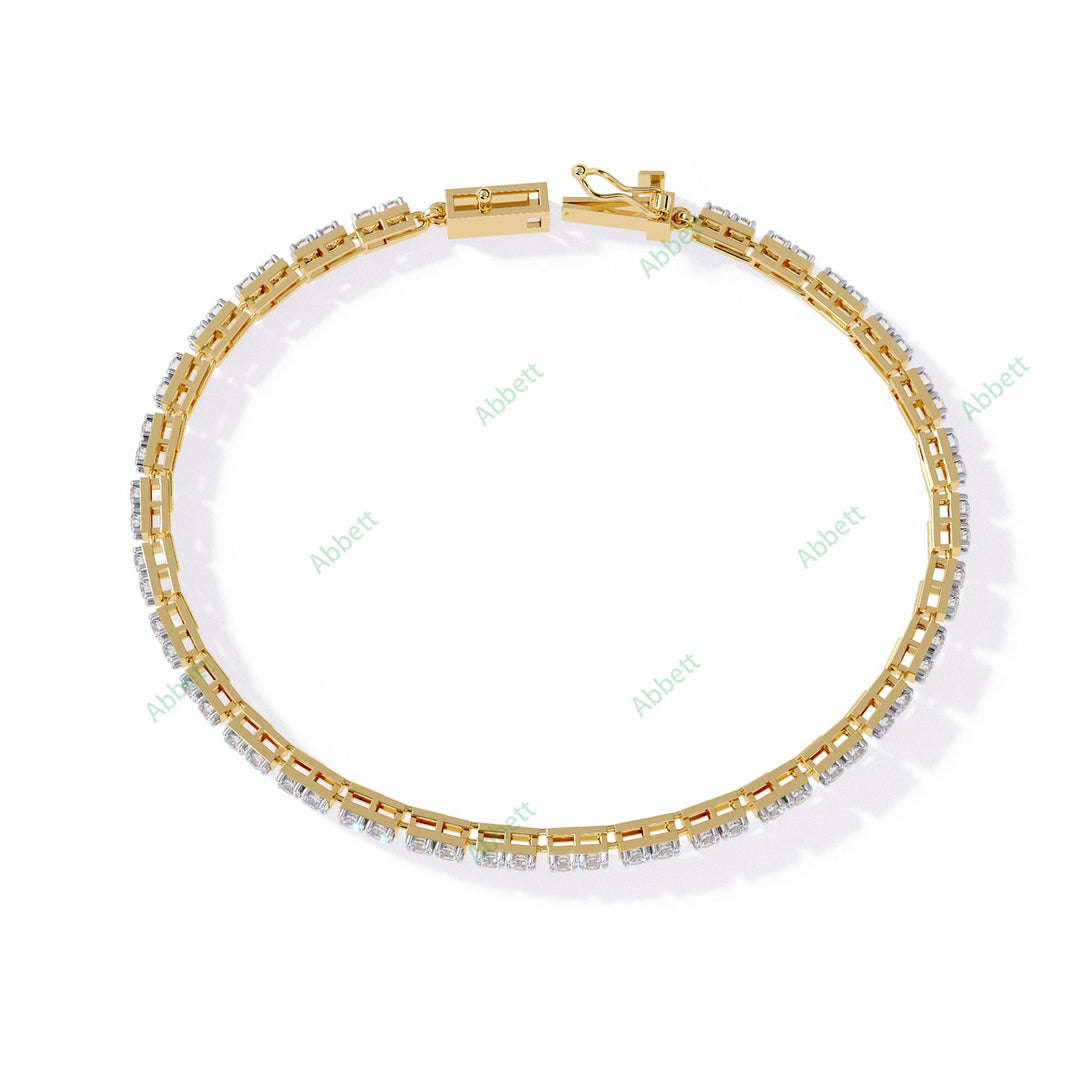 Round Tennis Bracelet TE1451