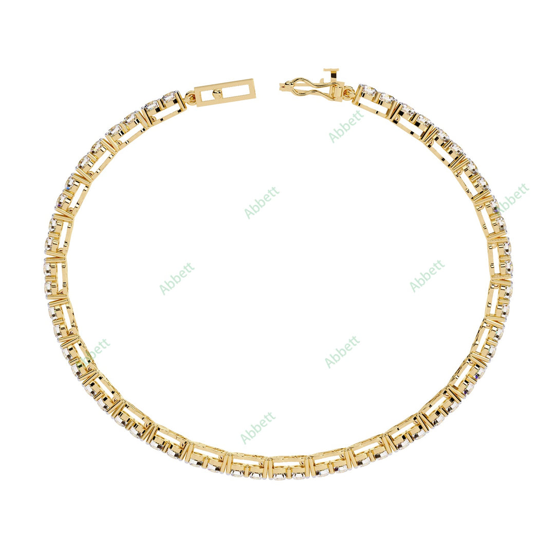 Round Tennis Bracelet TE1458