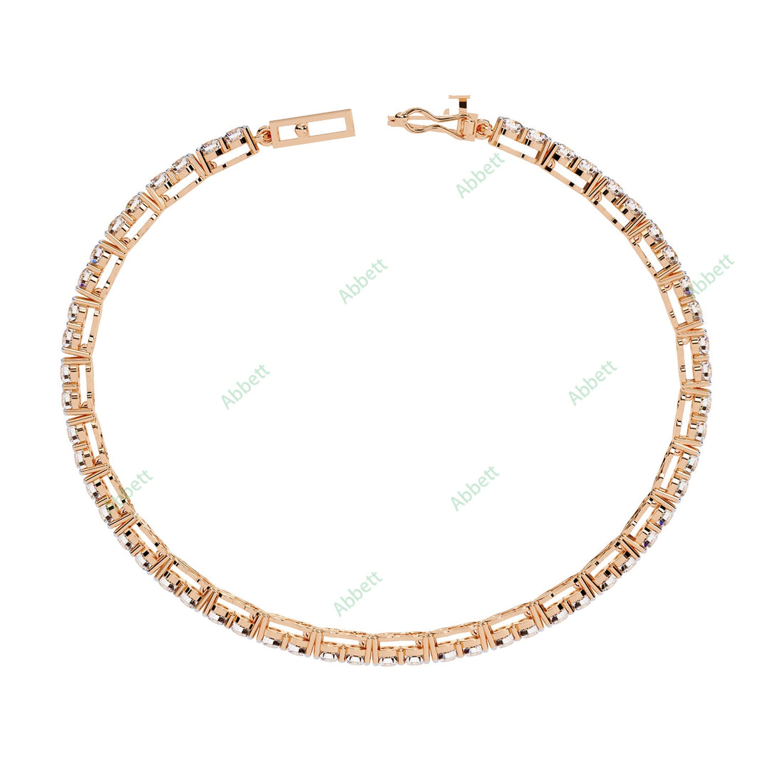 Round Tennis Bracelet TE1458