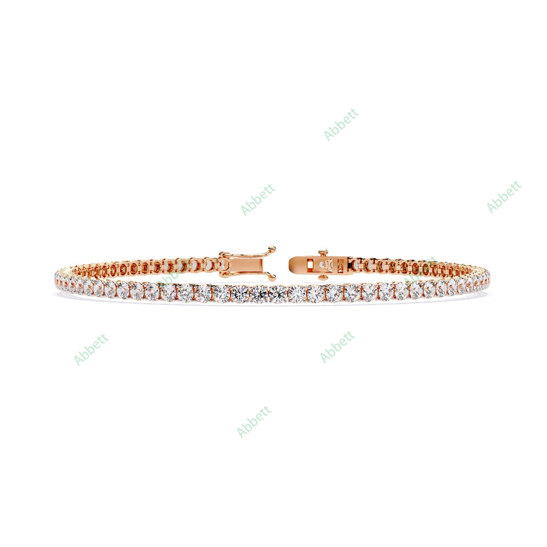 Round Tennis Bracelet TE1478