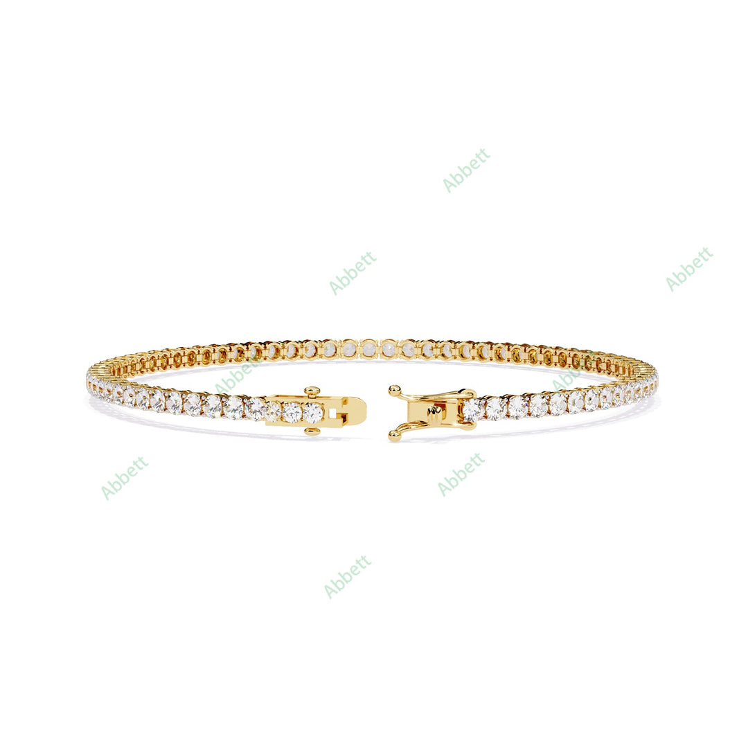 Round Tennis Bracelet TE1478