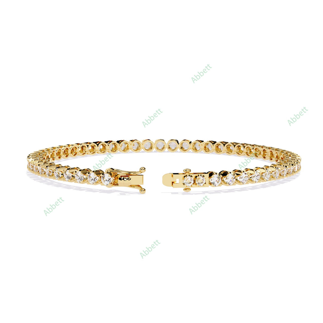 Round Tennis Bracelet TE1479