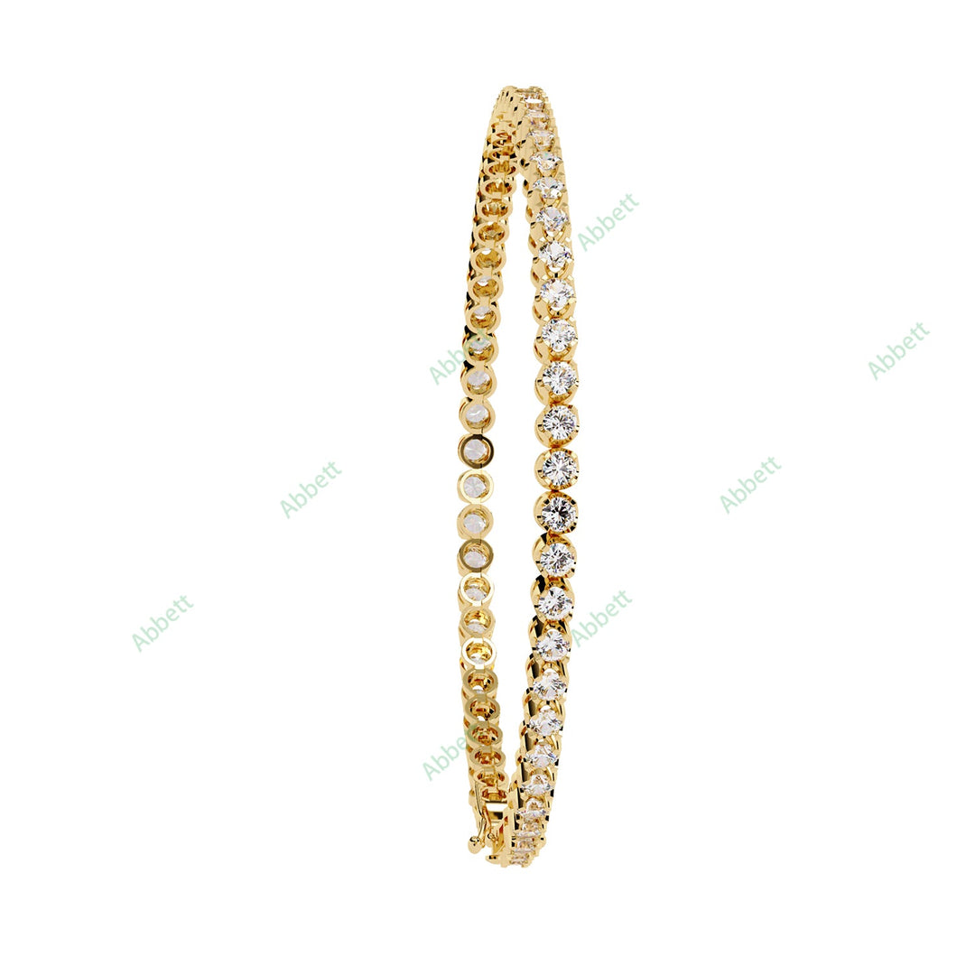 Round Tennis Bracelet TE1479