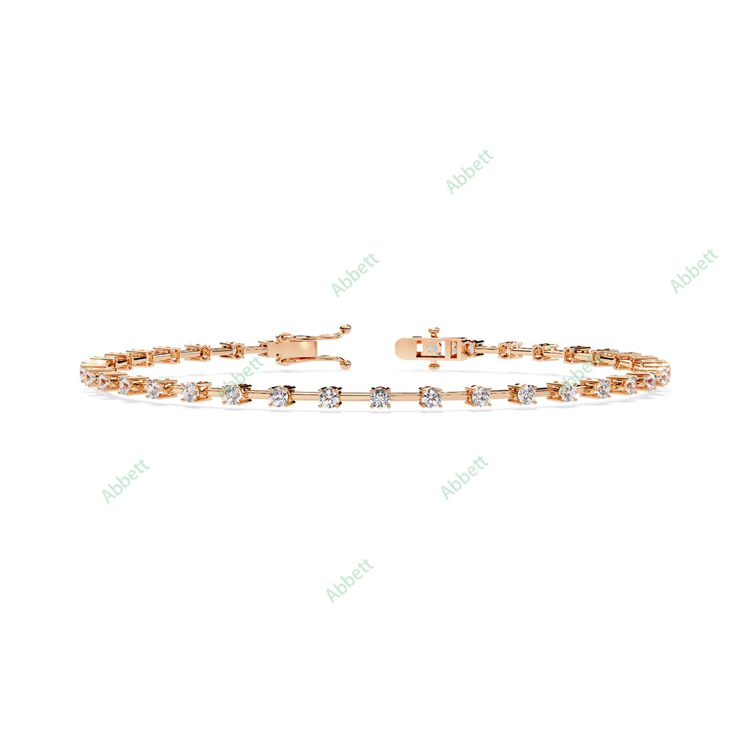 Round Tennis Bracelet TE1480