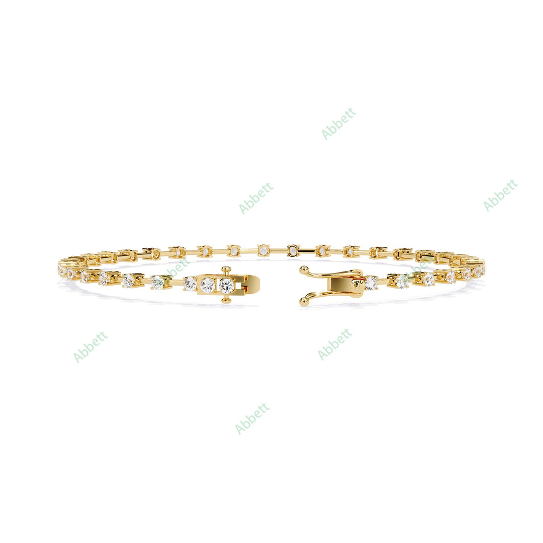 Round Tennis Bracelet TE1480