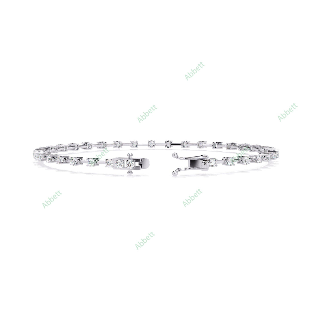 Round Tennis Bracelet TE1480