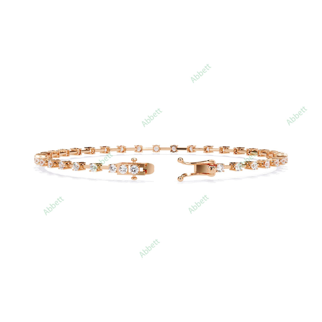 Round Tennis Bracelet TE1480