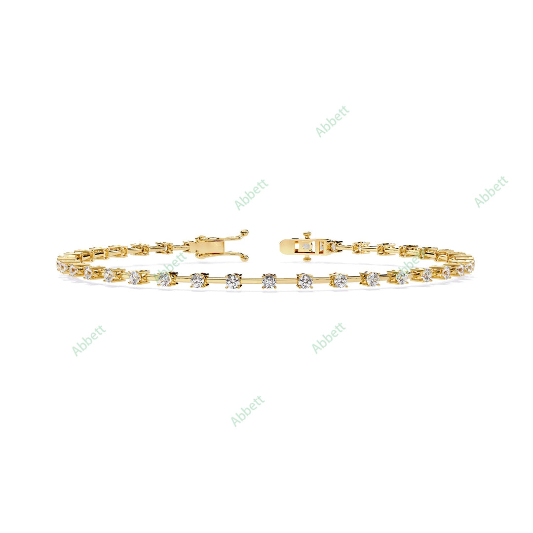 Round Tennis Bracelet TE1480