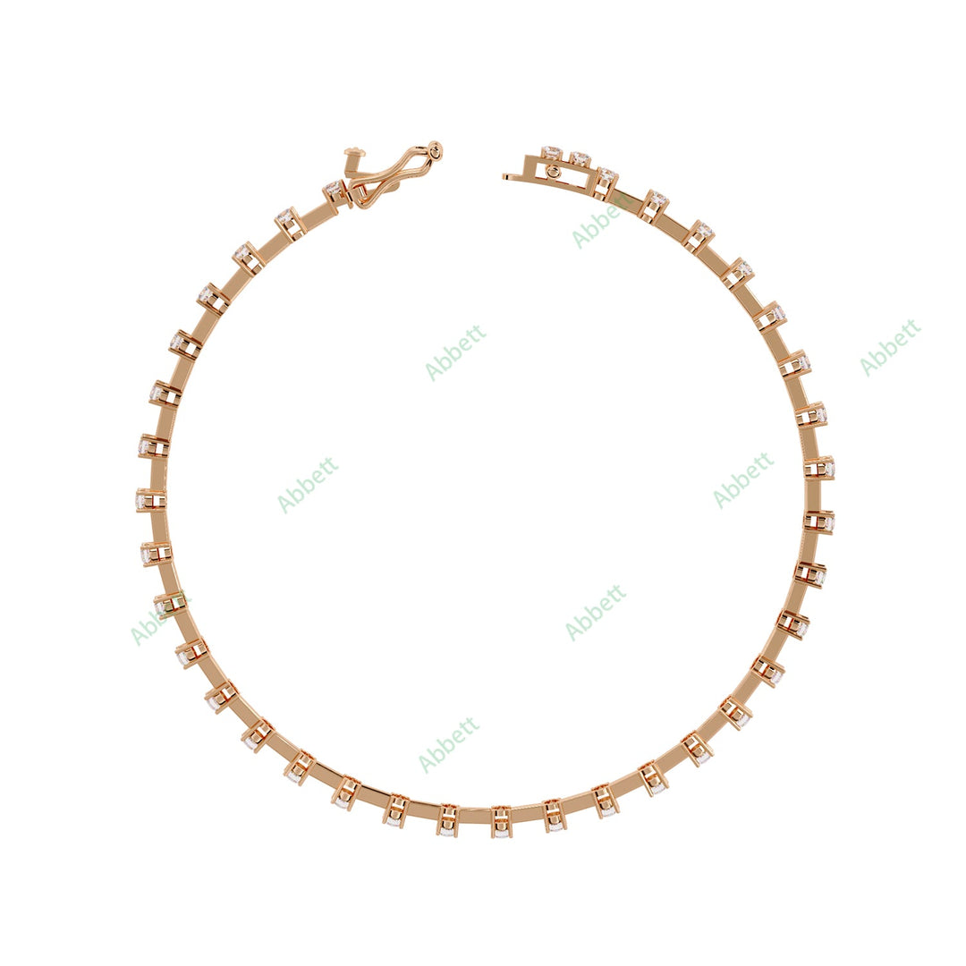 Round Tennis Bracelet TE1480