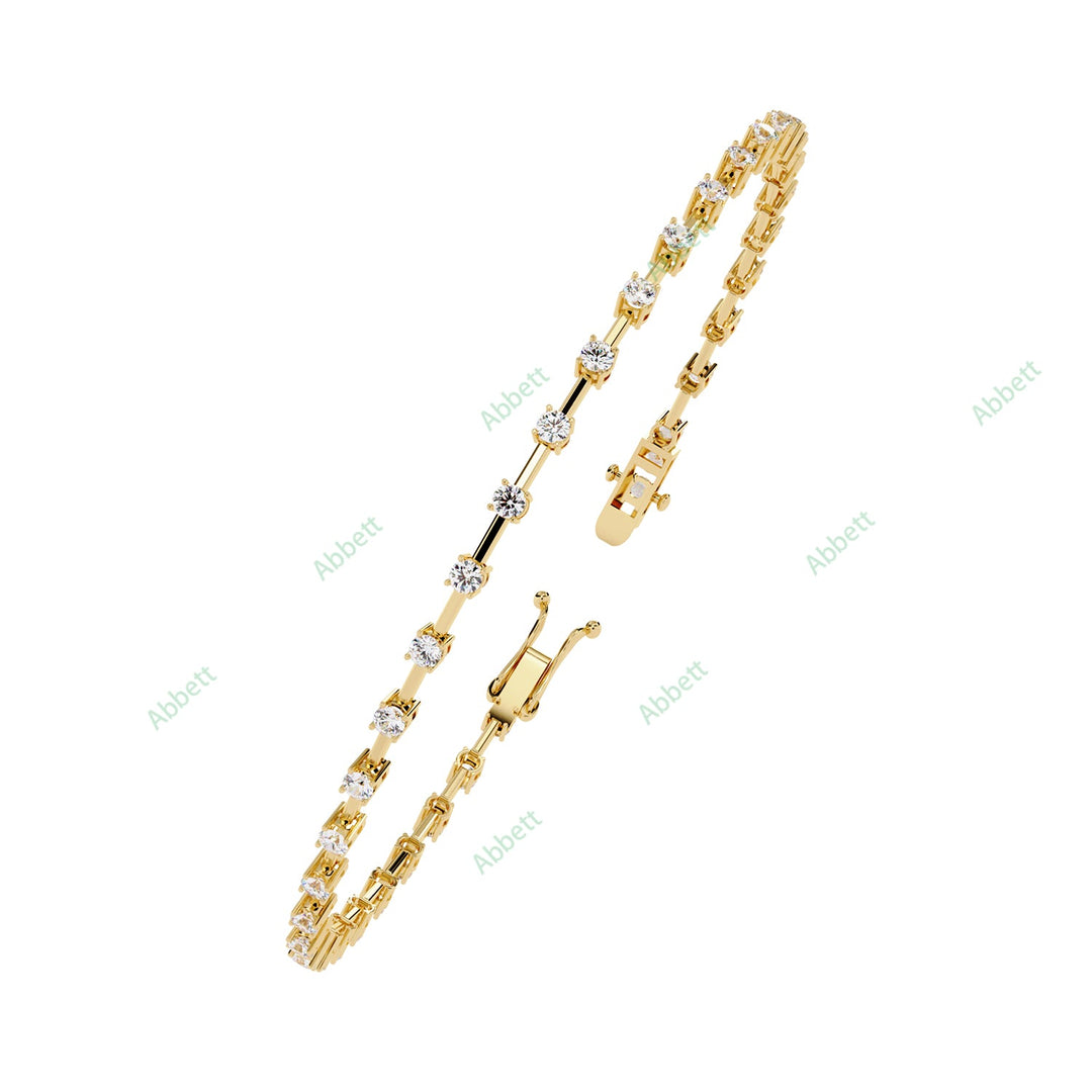 Round Tennis Bracelet TE1480