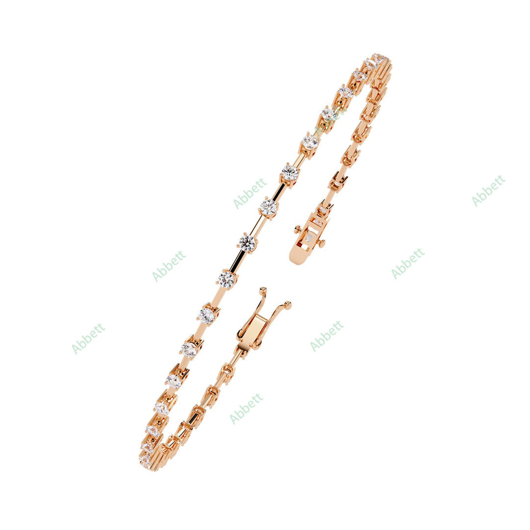 Round Tennis Bracelet TE1480