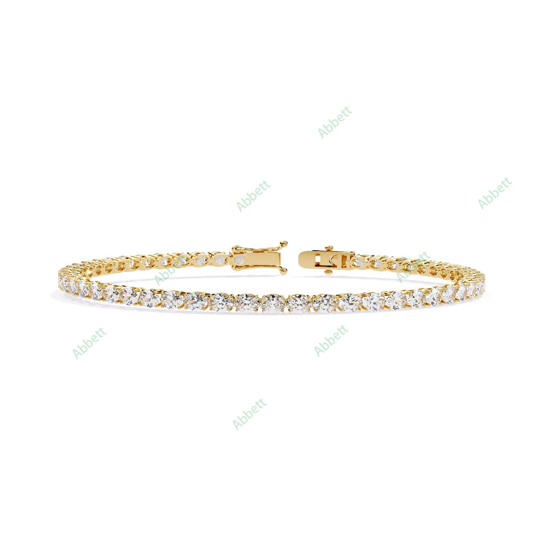 Round Tennis Bracelet TE1482