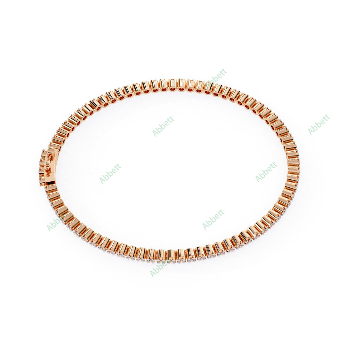 Bezel Tennis Bracelet TEBE1415