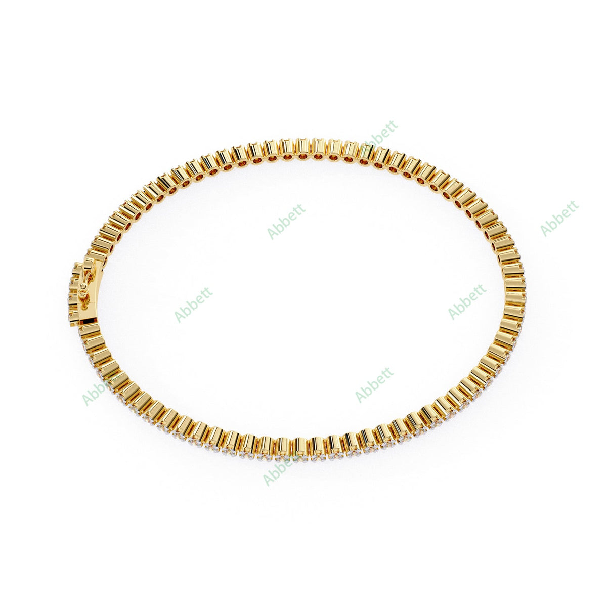 Bezel Tennis Bracelet TEBE1415