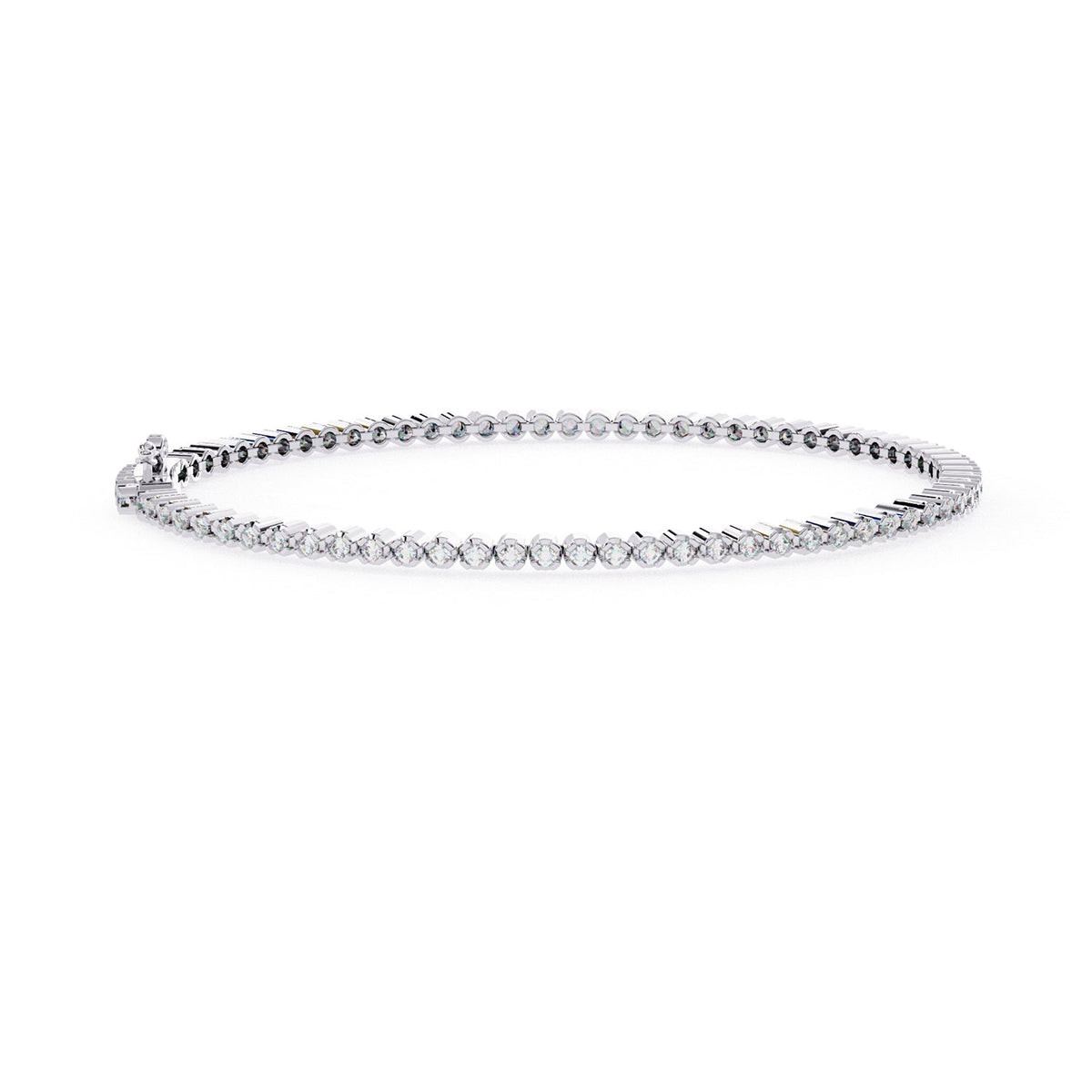 Bezel Tennis Bracelet TEBE1415