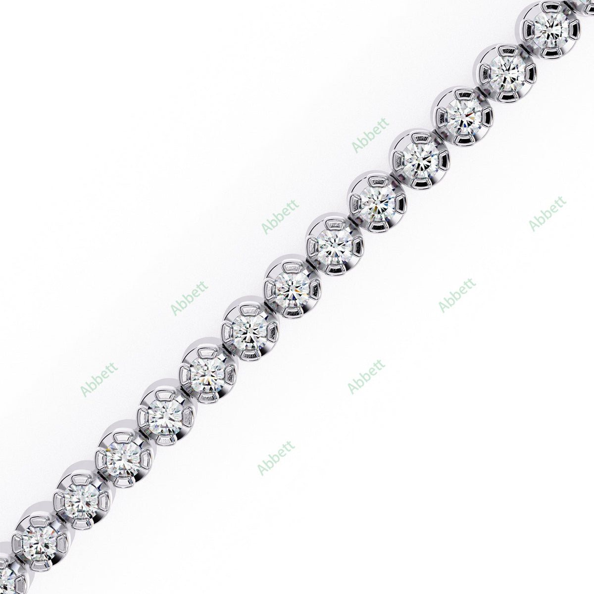 Bezel Tennis Bracelet TEBE1415