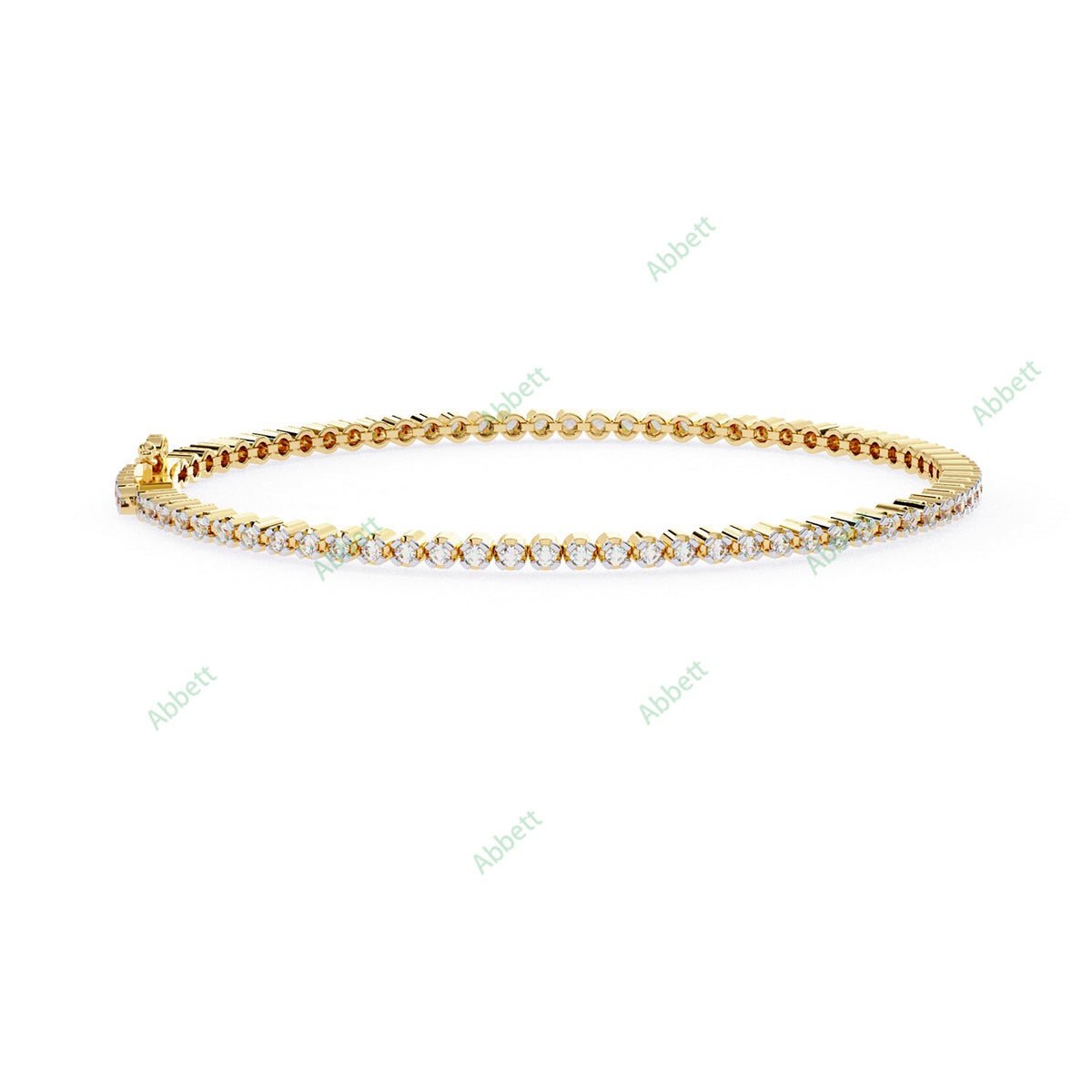 Bezel Tennis Bracelet TEBE1415