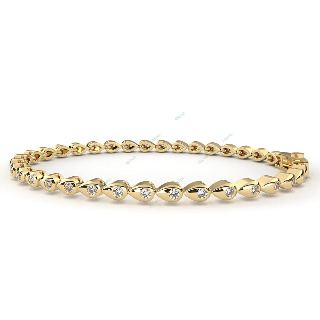 Round Fashion Tennis Bracelet TEFA1424