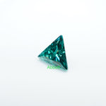 Load image into Gallery viewer, Triangle green moissanite
