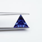 Load image into Gallery viewer, Triangle lab grown blue sapphire
