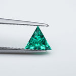 Load image into Gallery viewer, Triangle lab grown emerald
