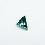 Load image into Gallery viewer, Triangle lab grown green sapphire
