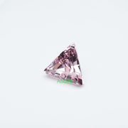 Triangle lab grown light pink sapphire