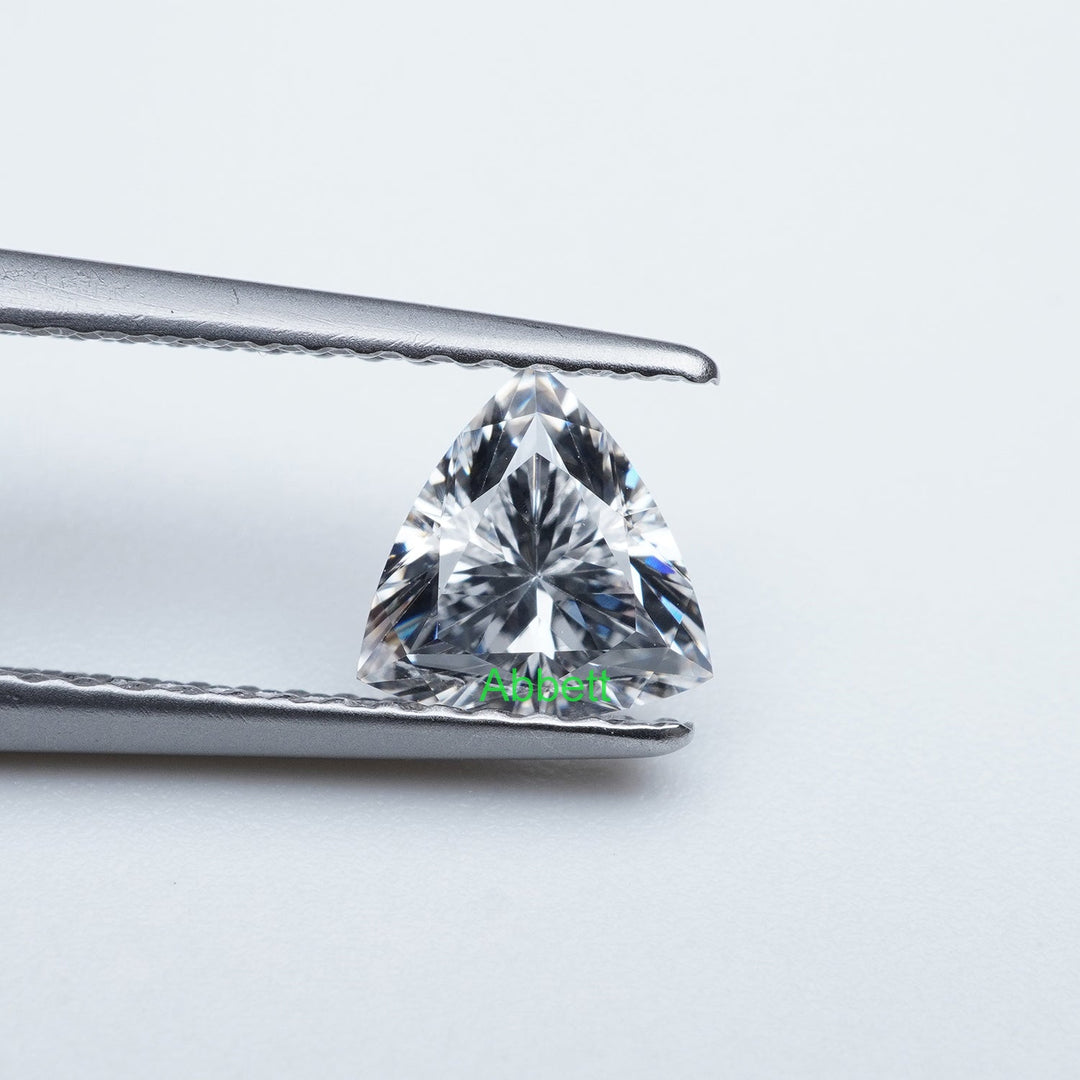 Trillion colorless lab grown diamond