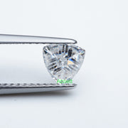 Trillion D FL moissanite