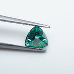 Load image into Gallery viewer, Trillion green moissanite
