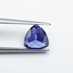 Load image into Gallery viewer, Trillion lab grown blue sapphire
