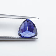 Trillion lab grown blue sapphire