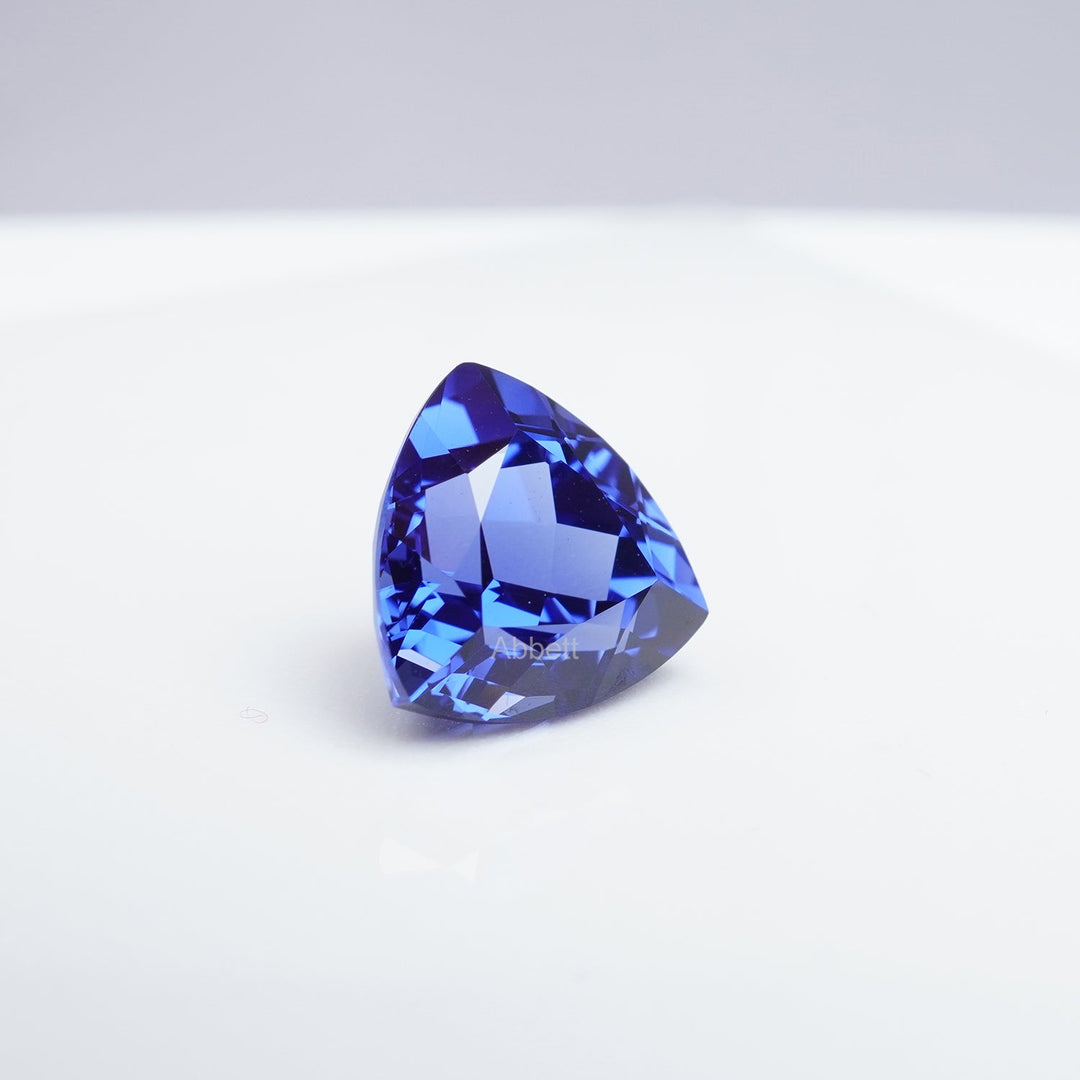 Trillion lab grown blue sapphire