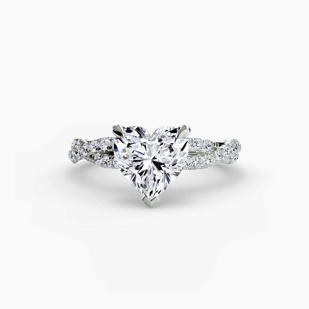The Twisted Pavé Solitaire