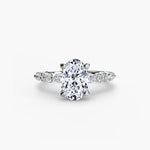 Load image into Gallery viewer, Solitaire with Eternity Pavé 2
