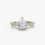 Load image into Gallery viewer, Solitaire with Eternity Pavé 2
