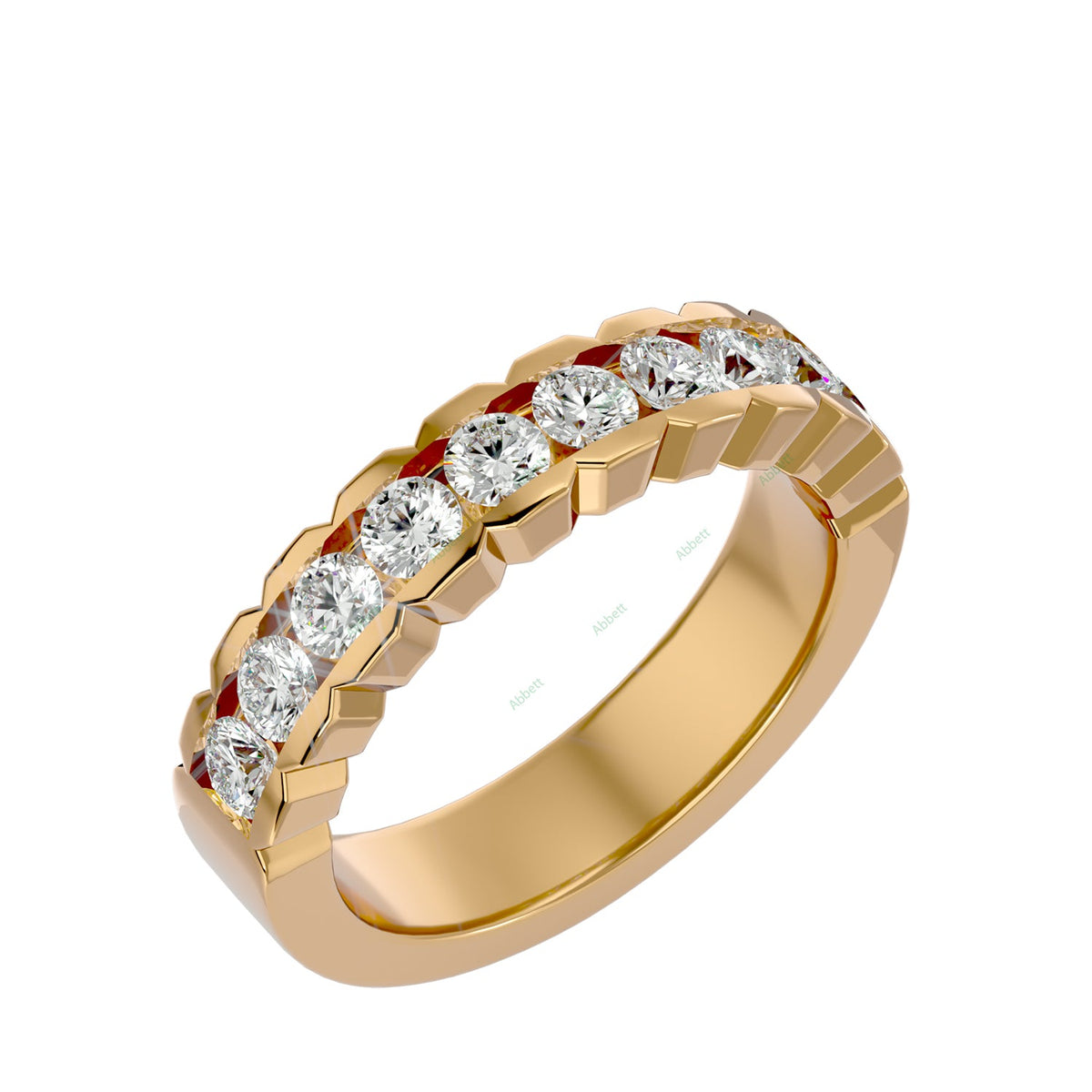 Anniversary Wedding Band WEAN085